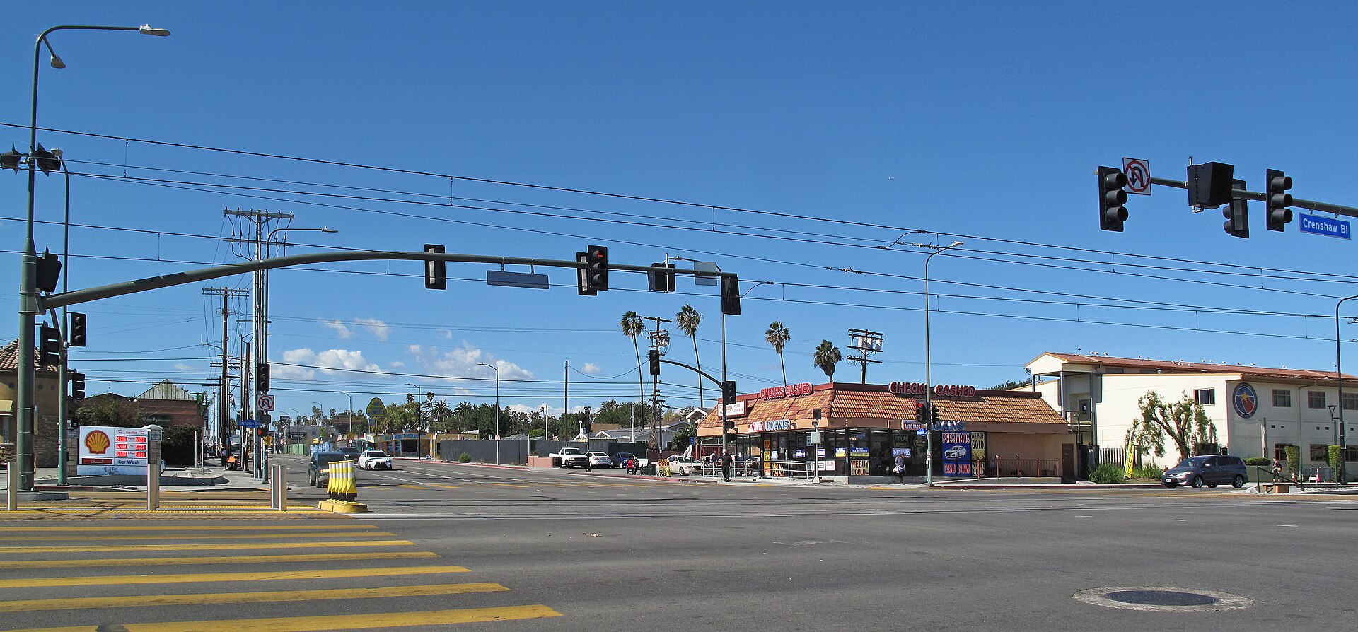 Crenshaw Slauson intersection, Los Angeles