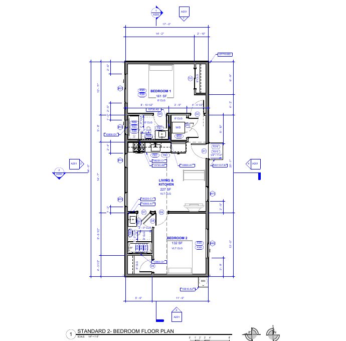 San Marcos Pre-Approved ADU — 2 Bedroom, 748 sq ft