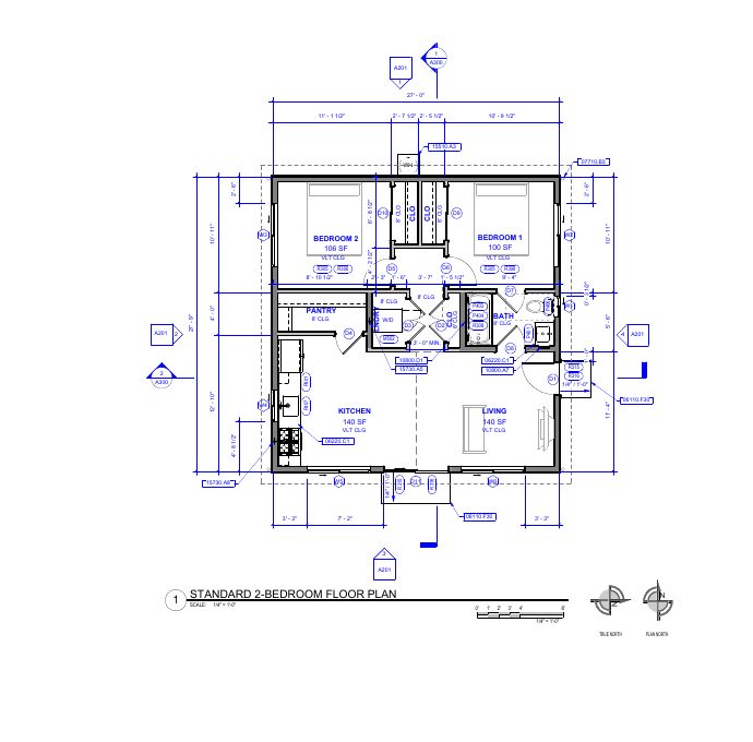 San Marcos Pre-Approved ADU — 2 Bedroom, 749 sq ft